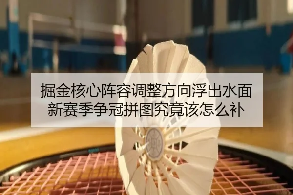 掘金核心阵容调整方向浮出水面 新赛季争冠拼图究竟该怎么补 | C7yule